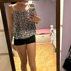 Hollister xsmall cheetah shirt